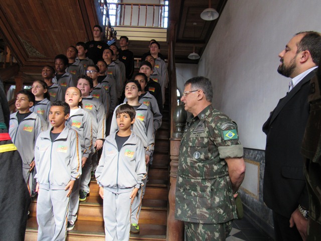 Visita do General Edson Leal Pujol, Chefe do Comando Militar do Sul ao Centro Regional de Cultura Rio Pardo RS (3)