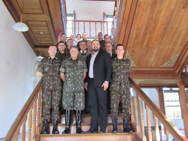 Visita do General Edson Leal Pujol, Chefe do Comando Militar do Sul ao Centro Regional de Cultura Rio Pardo RS