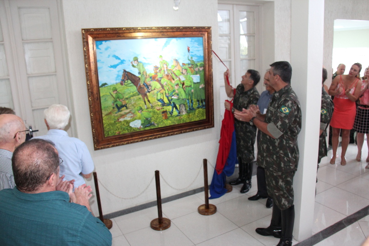 Inauguração quadro   Gen Leal Pujol