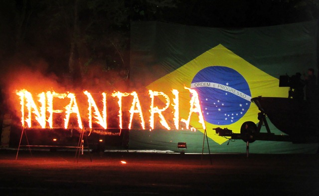 Infantaria com BRASIL